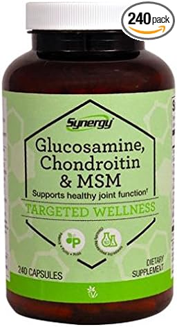 Vitacost Synergy Glucosamine Chondroitin and MSM 240 Capsules
