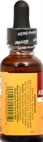 Herb Pharm Certified Organic Ashwagandha Extract 1 Ounce