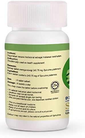DXN Spirulina 120 Tablet (Pack of 1)