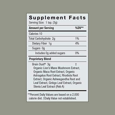 Moon Juice Brain Dust Brain Supplement