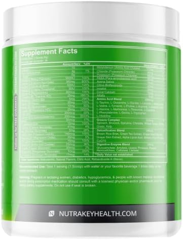 NutraKey Envie Multivitamin Powder, Keto MultiVitamin 210g)