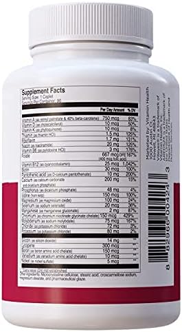 Viteyes Classic AREDS 2 Companion Multivitamin 2 Users, 90 Capsules