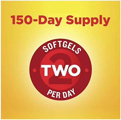 Fish Oil Burp-Less, 1200mg, 360mg Omega 3, 150ct 150ct