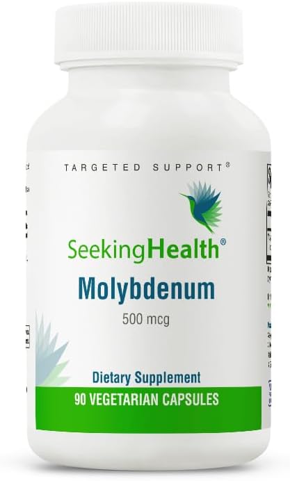 Seeking Health Molybdenum 500 mcg, 90 Capsules