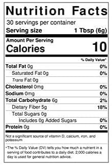 Prebiotic Fiber Supplement for a Healthy Gut 30 Servings