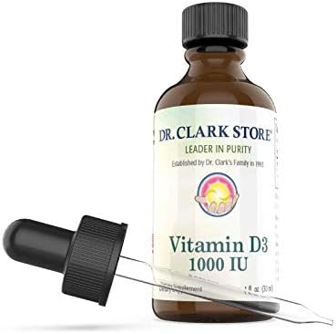 Dr. Clark Liquid Vitamin D Supplement, 1000 IU, 1 fl