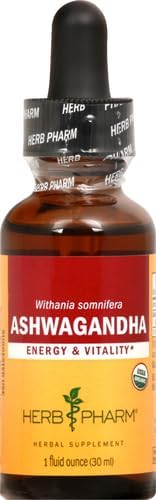 Herb Pharm Certified Organic Ashwagandha Extract 1 Ounce