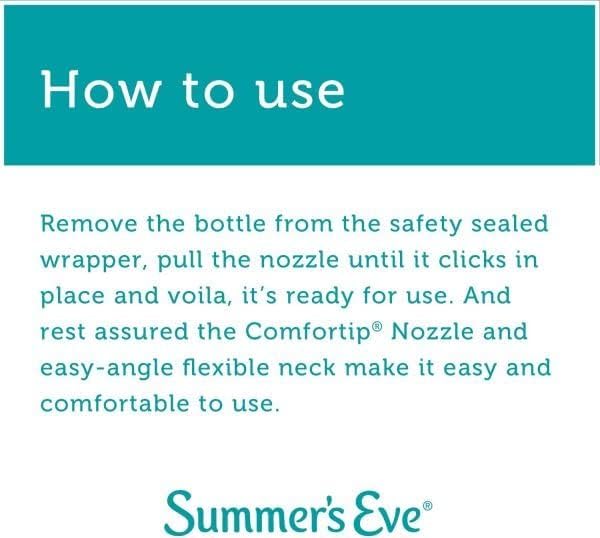 (Pack of 13 Bottles) Summer's Eve 4.5oz Bottles. 13 Bottles, 4.5oz Each