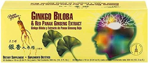 Prince Of Peace Ginkgo Biloba & 0.34 fl. 2 Pack 60 Bottles
