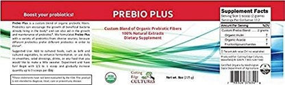 Prebio Plus Prebiotic Fiber Powder Best 8 oz 8oz + 4 Grams)