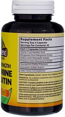 Glucosamine Chondroitin Maximum Strength 120 Capsules