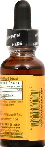 Herb Pharm Certified Organic Ashwagandha Extract 1 Ounce