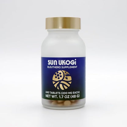 Sun Ukogi Eleuthero Supplement, 240 Tablets (200mg), 1.7oz 1.7oz