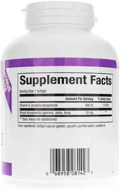 Natural Factors, Mixed Vitamin E 400 240 softgels (240 servings)