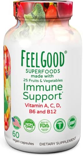 1000mg Immune Support Capsules Made 25 Organic D3, and 60 Count