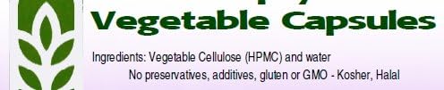 Capsule Connection 1000 Separated Empty Vegetable Capsules, 00" Size, Vegan & Vegetarian resealable Bag