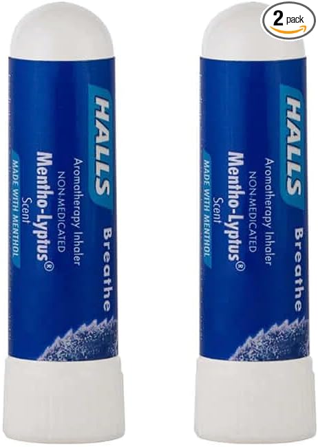 Halls Breathe Menthol with 100% Pure 2 Pack,