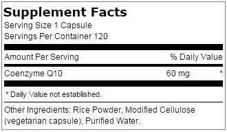 Lindberg CoQ10 50mg 120 Softgels Q-10 |