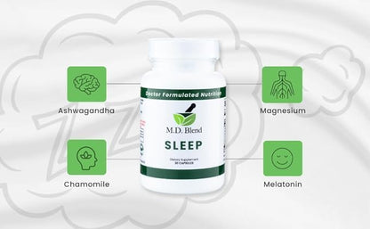Sleep - Natural Supplement with L-Theanine, 90 capsules