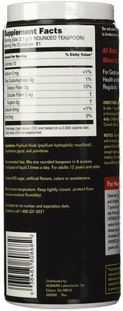 Instant Dietary Fiber Supplement 10.6 oz 3)