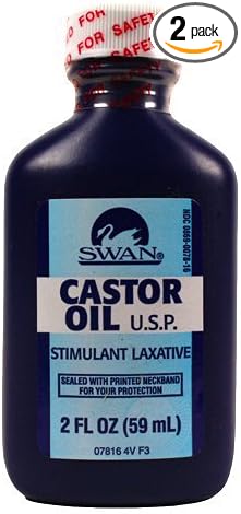 Swan Castor Oil 2oz Pack of 2