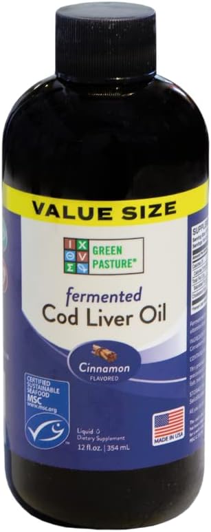 Green Pasture - Fermented Cod Liver -12oz. Cinnamon