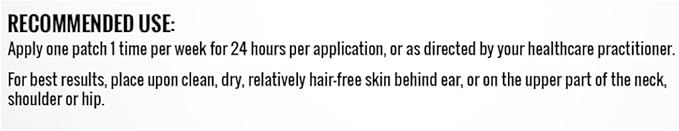 B12 Multi Topical Patches - Latex, Lactose, Gluten, and Sugar-Free - 6 Weeks Supply