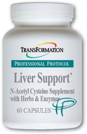 Transformation Enzymes Professional Protocol Liver Support Formula Supplement with Vitamin A, Herbal Blend & Digestive Enzymes - 60 Capsules