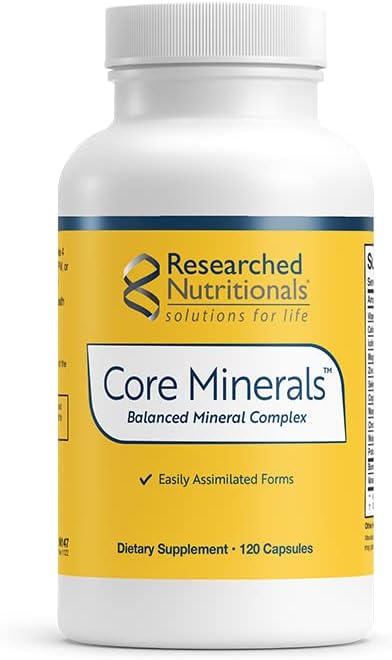 Researched Nutritionals Core Minerals D3 & (120 Capsules)