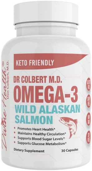 Dr.Colbert's Wild Alaskan Salmon Omega-3 Containing Omega-3, DHA