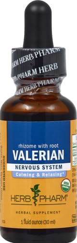 Herb Pharm Certified Organic Valerian Root 1 Ounce