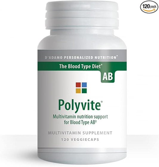 D'Adamo Personalized Nutrition - Polyvite AB 120 vcaps