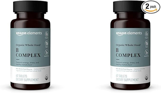 Amazon Elements Organic Whole Food B 60 Tablets 2)