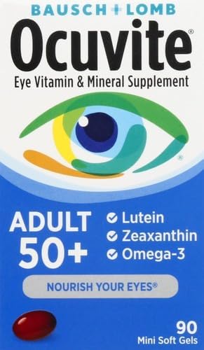 Ocuvite Eye Vitamin & Mineral Supplement, 3, Lutein, 90 Softgels