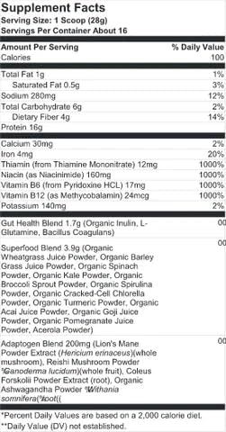Superfoods - Chocolate Flavor Superfood Protein 16 Serving