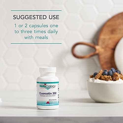 Nutricology Quercetin 300 Dietary Supplement 60 Count