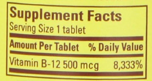 Nature Made Vitamin B-12 500 mcg 100 ea 2)