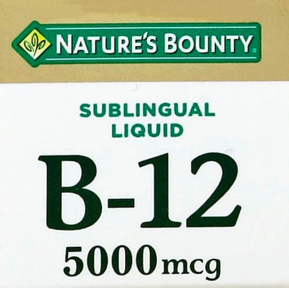 Nature's Bounty Vitamin B12 5000 Mcg 2 Fl (1 Count)