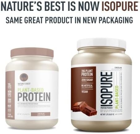 Isopure Chocolate Vegan Protein Powder, 20 Servings