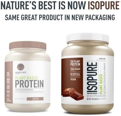 Isopure Chocolate Vegan Protein Powder, 20 Servings