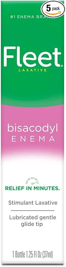Fleet Laxative Bisacodyl Enema, 1.25 fl 5)