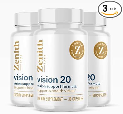 Zenith Labs Vision 20 Lutein & Zeaxanthin 3 Pack