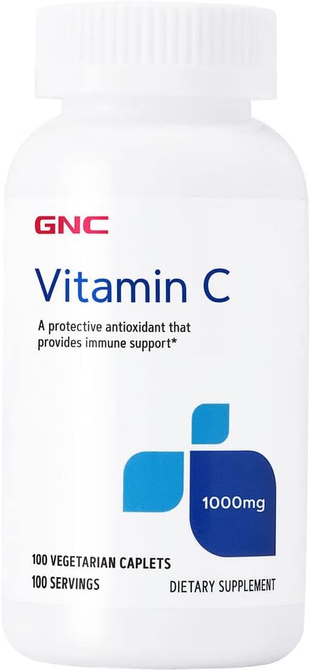 GNC Vitamin C 1000mg, 100 Caplets,