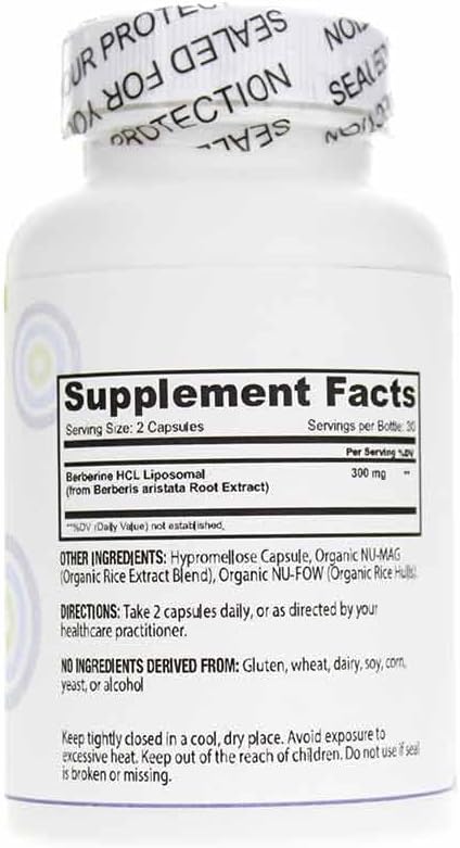 Core Med Science Liposomal Berberine Supplement, 300mg (60 (60 Count)