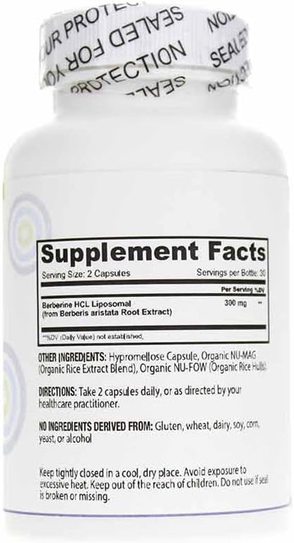 Core Med Science Liposomal Berberine Supplement, 300mg (60 (60 Count)