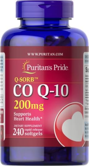 Puri-tans Pride CoQ10 200mg 240 Softgels,