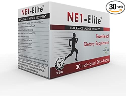 Patented NE1-Elite; Tocotrienol Post Workout Endurance 30 Count