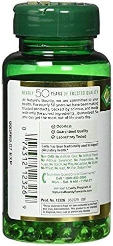 Nature's Bounty Garlic Extract 1000 mg, 100 Rapid 2)