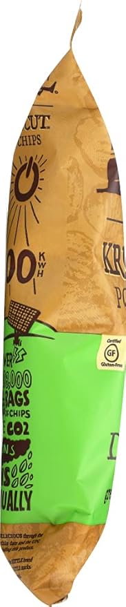 Kettle Brand Potato Chips, Krinkle Cut Dill Pickle Kettle Chips, 5 Oz