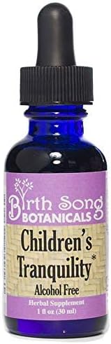 Children's Tranquility Tincture, Herbal Supplement 1oz Bottle